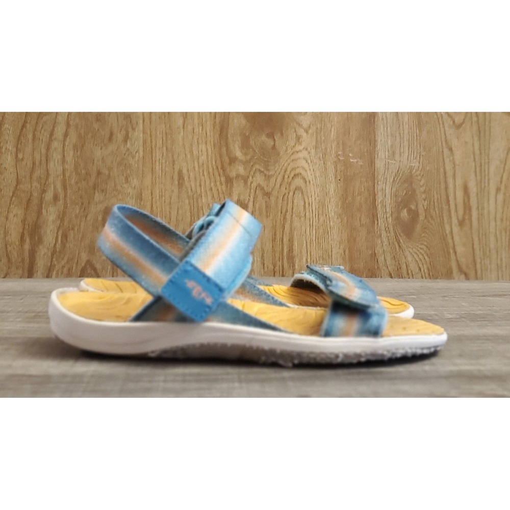 Keen Elle Backstrap Adjustable Sandals Youth‎ Size 13 Blue Orange